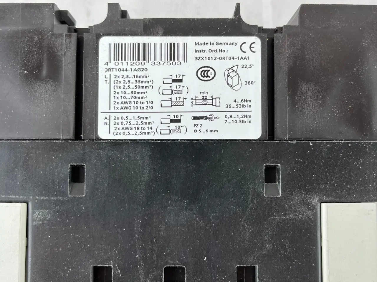 Billede 6 - Siemens 3RT1044-1AG20 Sirius Power kontaktor 65A