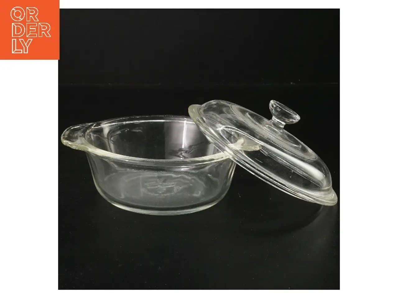 Billede 2 - Glasgryde med låg (str. Ø 14,5 cm)