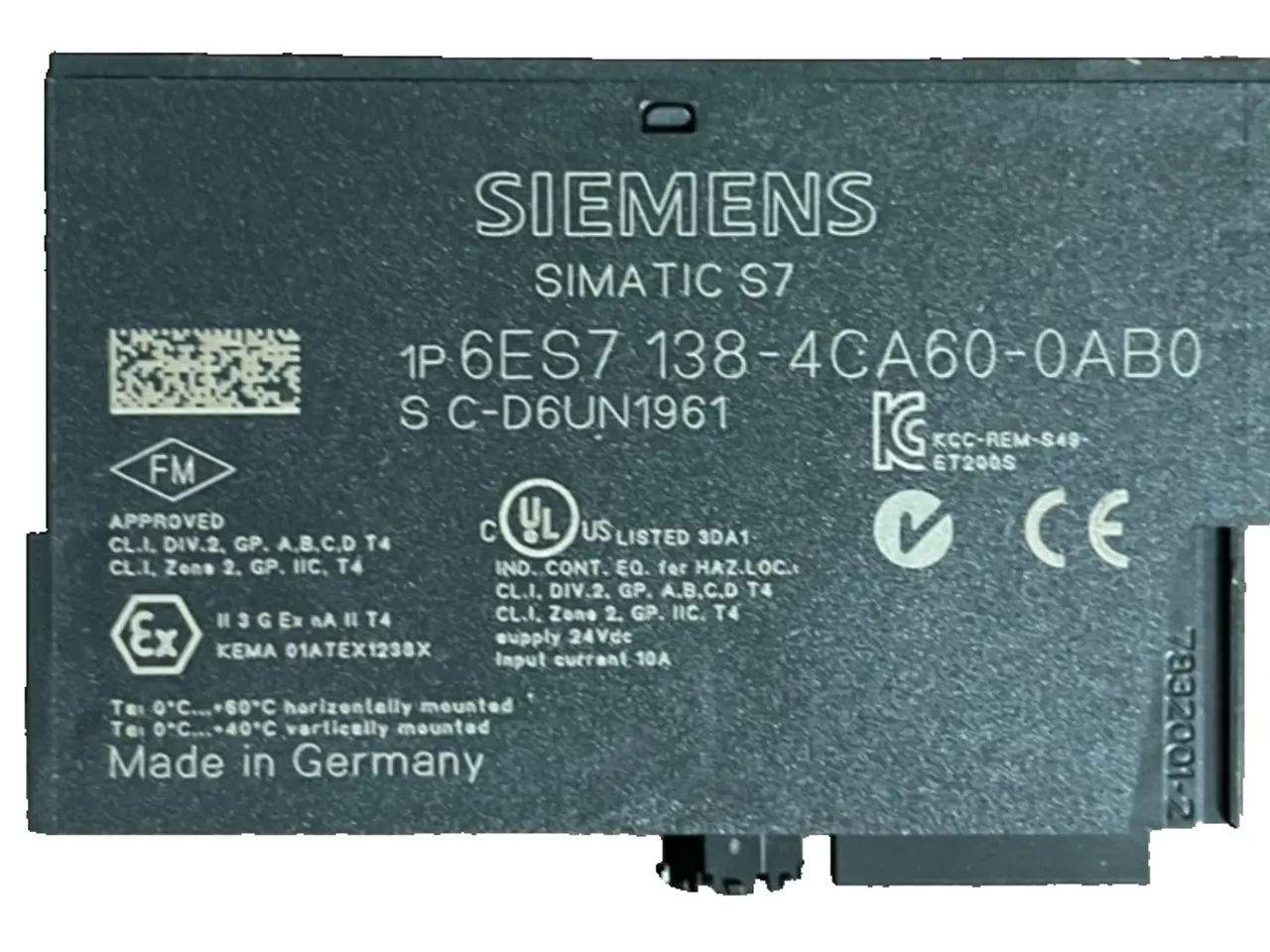 Billede 1 - Siemens SIMATIC S7 ET200S 6ES7 138-4CA60-0AB0 PM-E