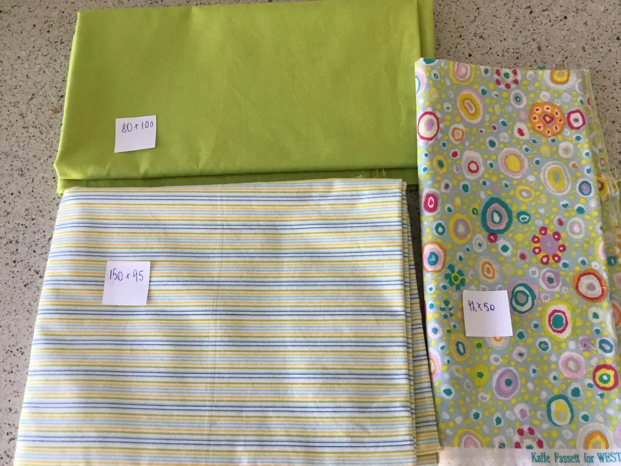 Billede 2 - Nyt patchworkstof, 100% bomuld