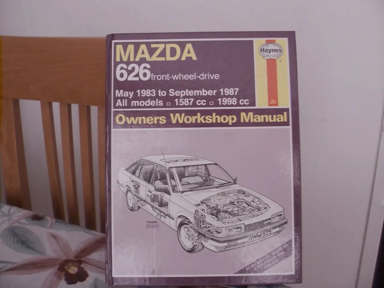 Billede 1 - værksteds håndbog  til MAZDA 626