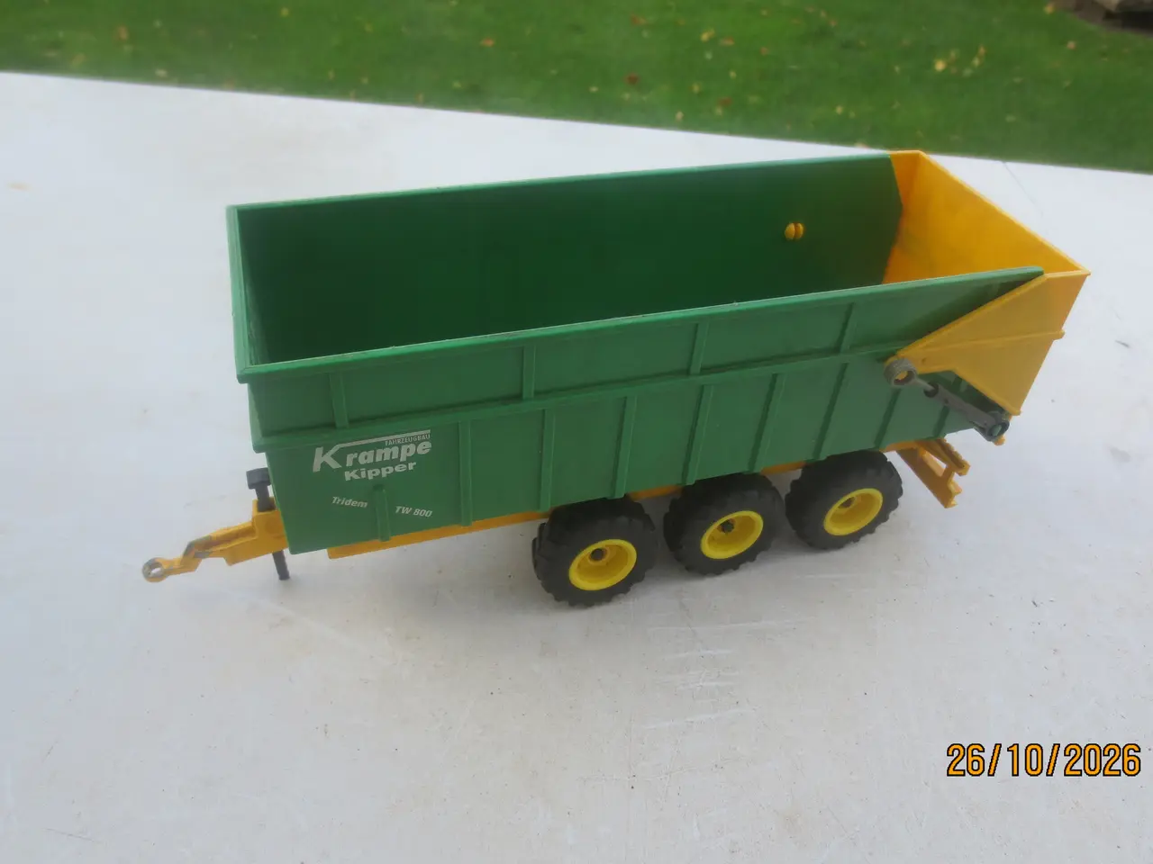 Billede 7 - 1 stk Modeltraktor John Deere 7500 snitter