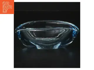 Holmegaard skål i blåt glas(str. 14 cm)