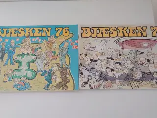Bjæsken" fra 1976 og 1979 (satireblad)