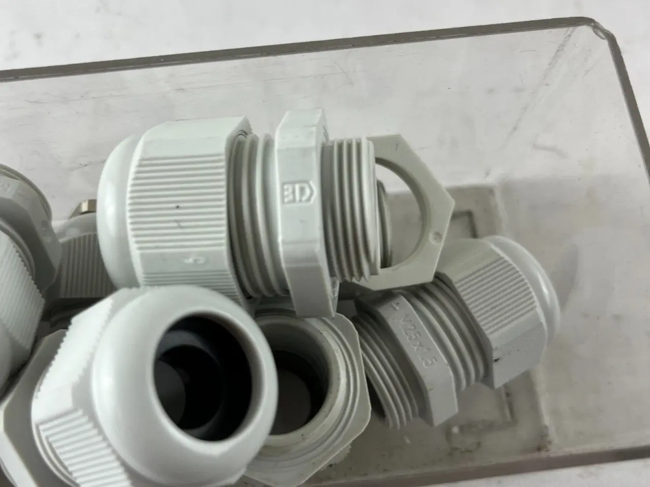 Billede 9 - M25x1.5 kabel Gland parti Grey Plastic IP Rated