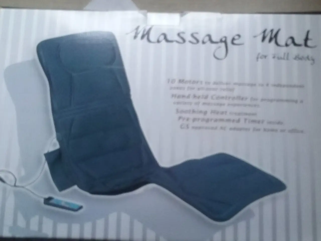 Billede 1 - Massagemåtte med varme og 10 motorer til massage