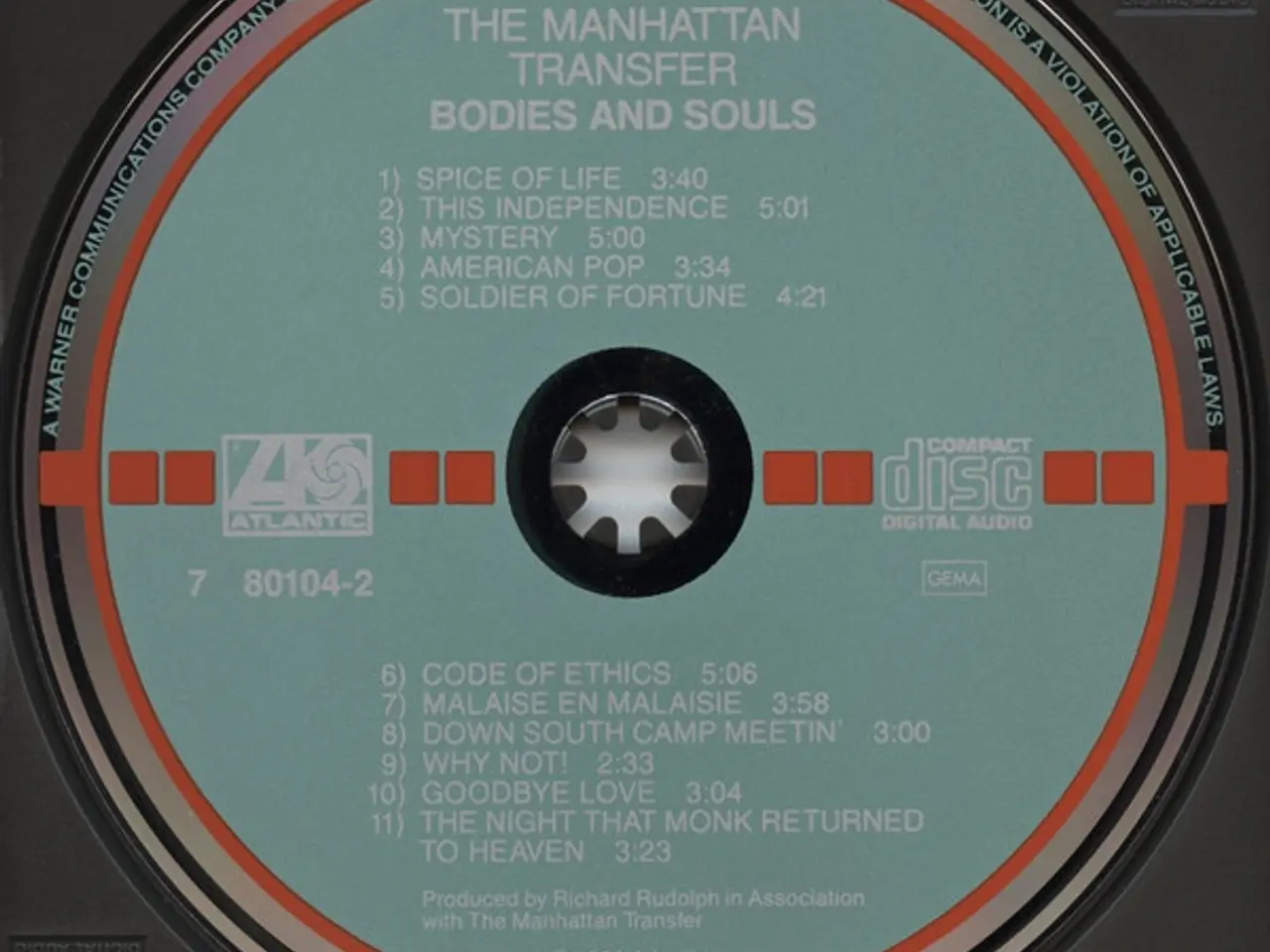 Billede 6 - The Manhattan Transfer – Bodies And Souls – CD