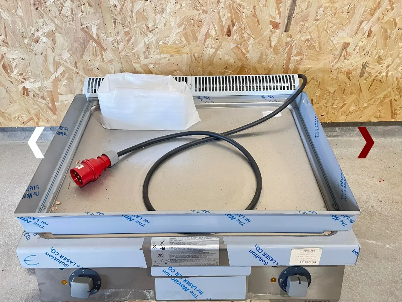 Billede 3 - Fabriksny Zanussi EVO700 El-stegeplade