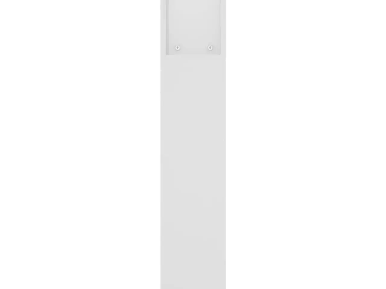 Billede 5 - Sengegavl med opbevaring 180×18,5×104,5 cm - hvid