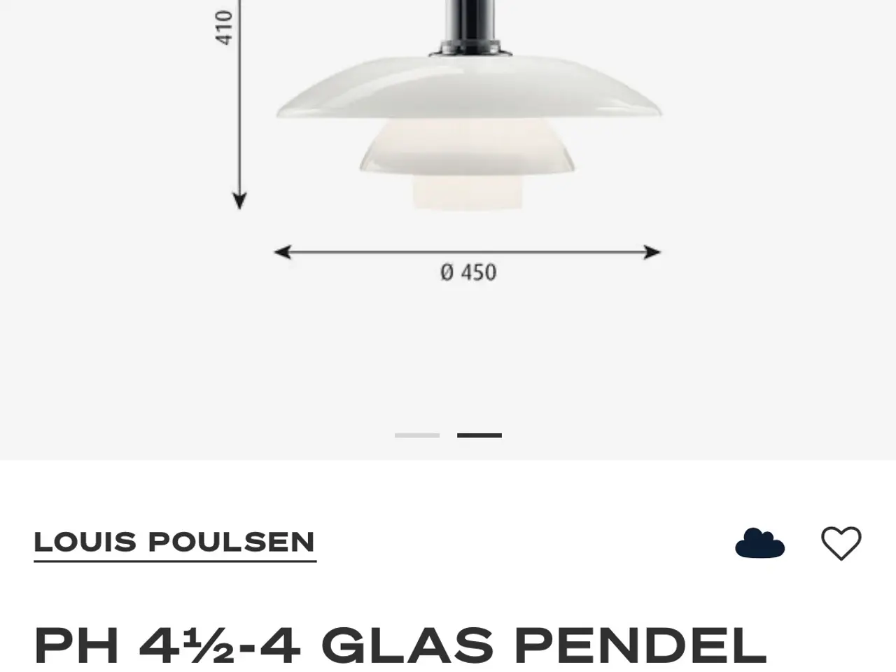 Billede 8 - PH 4½-4 GLAS PENDEL. Sort. LOUIS POULSEN