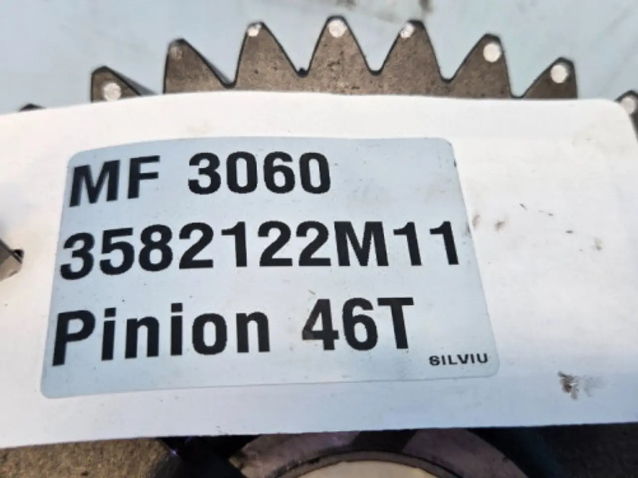 Billede 13 - Massey Ferguson 3060 Tandhjul 3582122M11