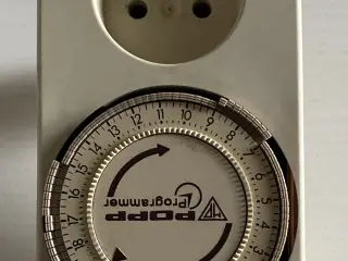 Tænd og sluk ur, POPP programmer