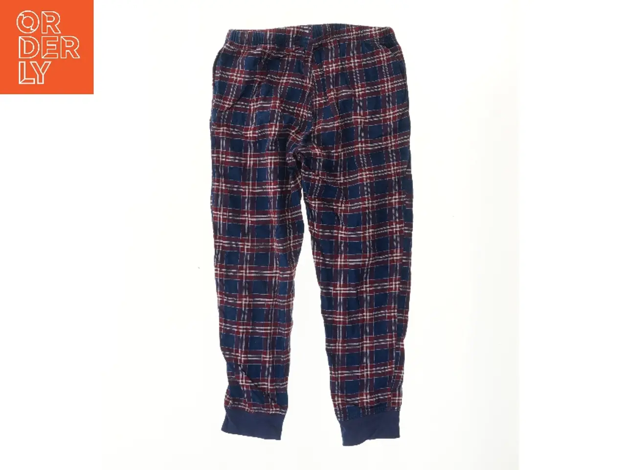 Billede 2 - Pyjamasbukser i ternet mønster (str. talje 35 cm, længde 85 cm)