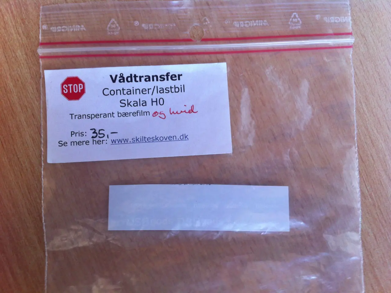 Billede 6 - DSB. Vådtransfer fra Skilteskoven