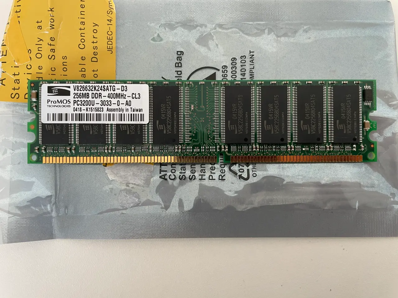 Billede 1 - 256 mb. DDR ProMOS, 256 Mb., DDR SDRAM