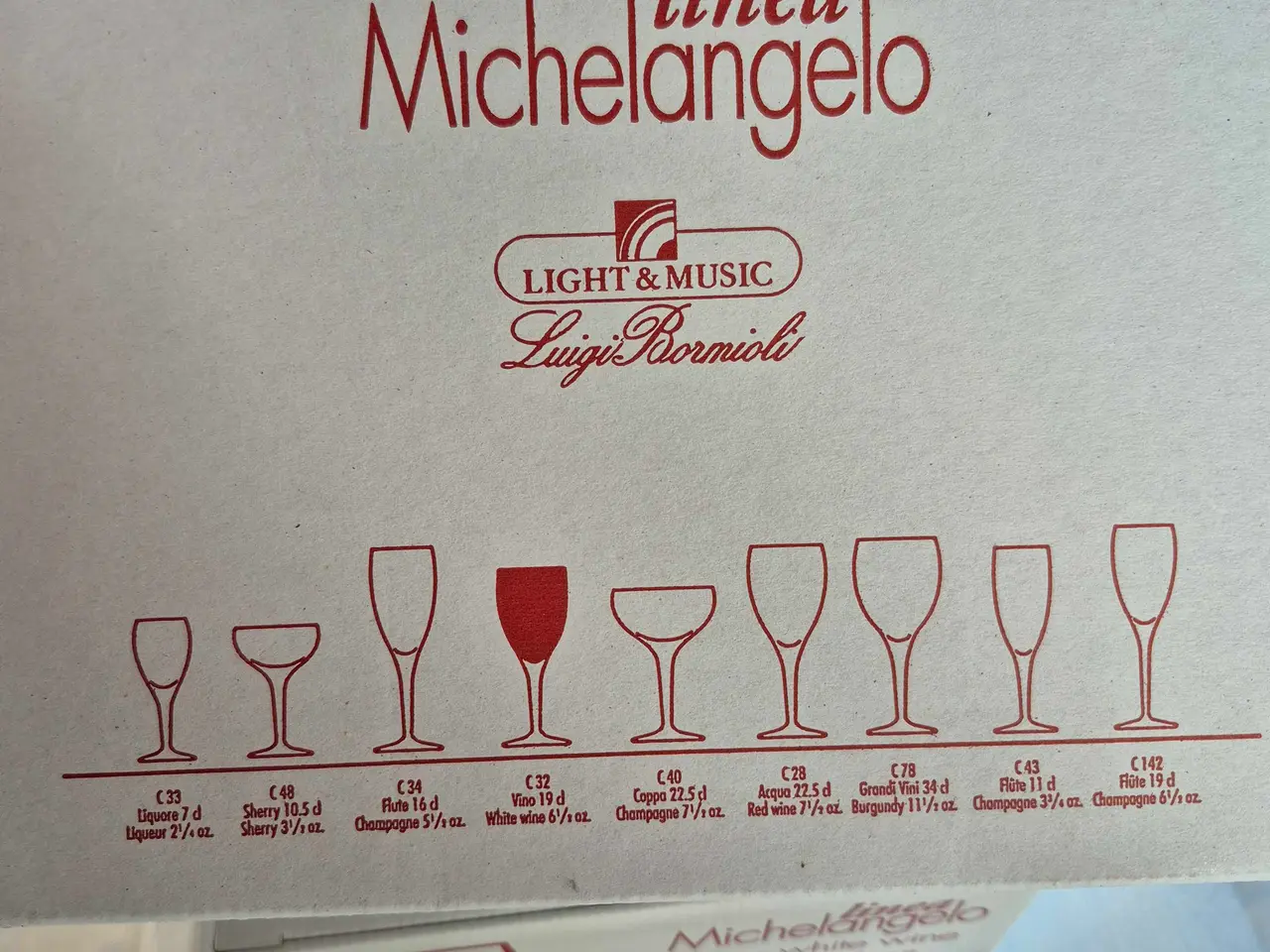 Billede 5 - Michelangelo glas flere slags