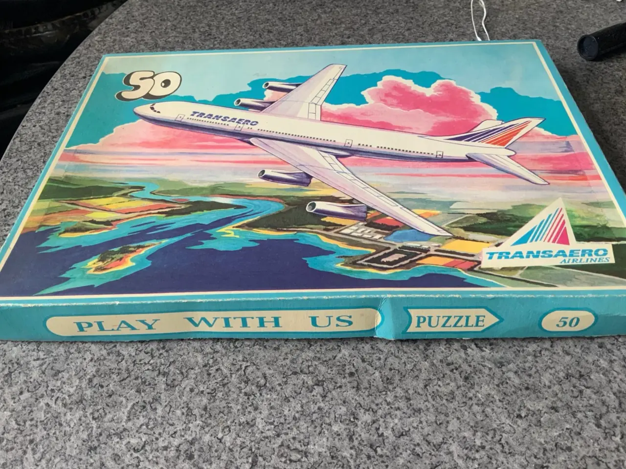 Billede 2 - Retro Puzzle spil fra Transaero Airlines