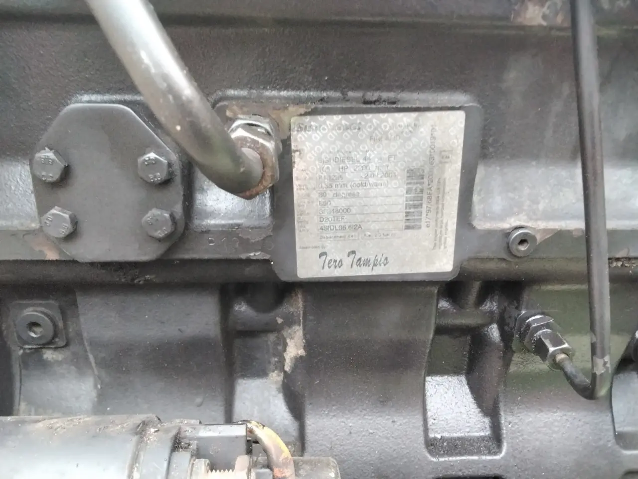 Billede 2 - Valtra 6550 hitek motor
