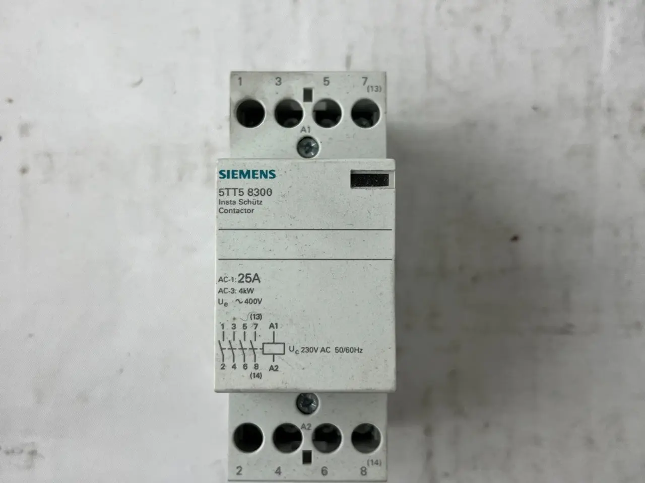 Billede 2 - Siemens 5TT58300 Installation kontaktor 25A 230V