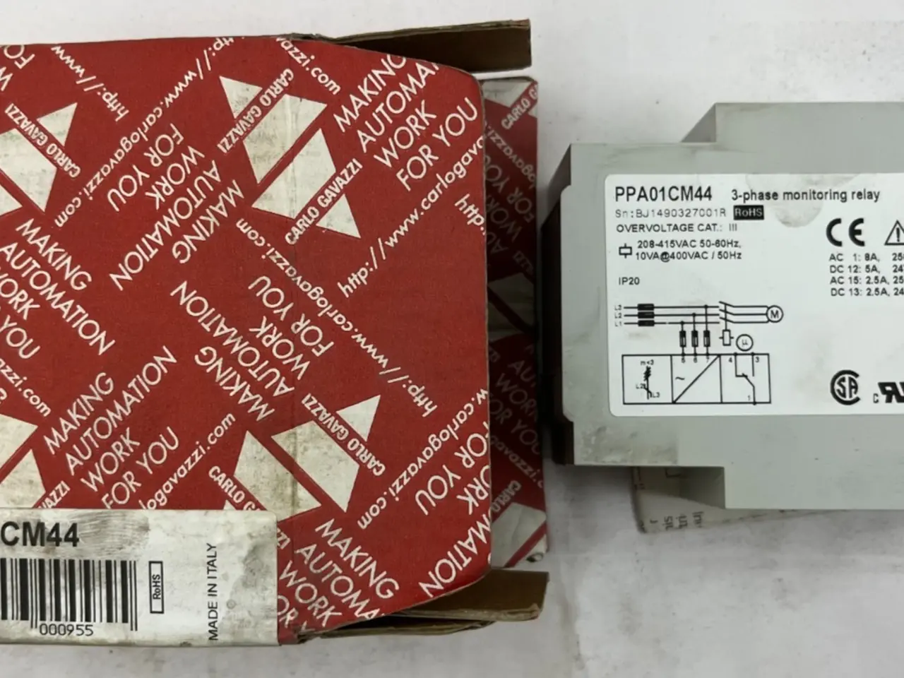 Billede 1 - Carlo Gavazzi PPA01CM44 3-Phase Monitoring relæ