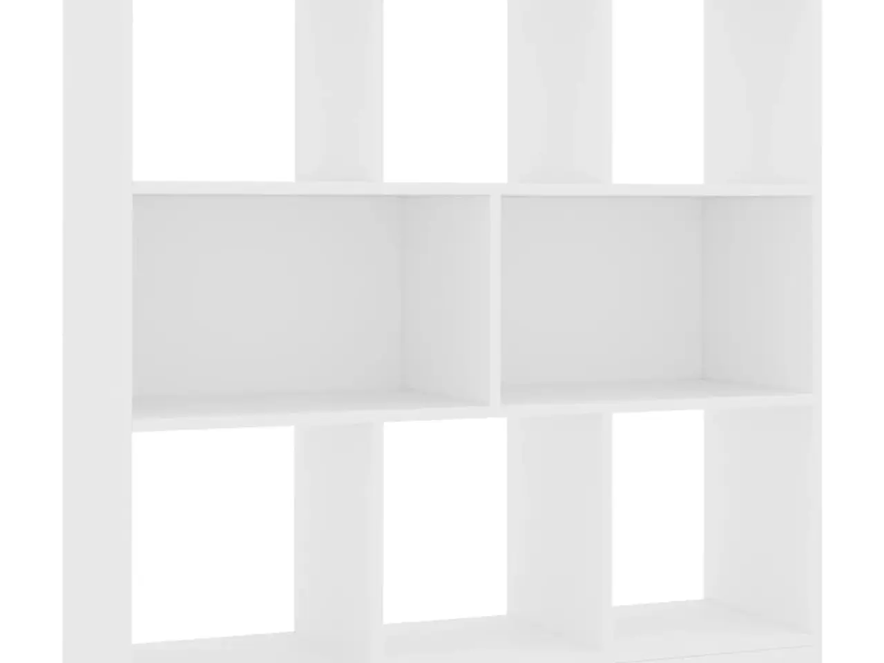 Billede 2 - Bogreol 97,5x29,5x100 cm konstrueret træ hvid