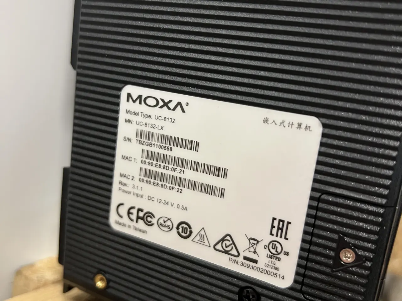 Billede 1 - Moxa UC-8132-LX DIN-skinne computer