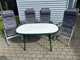Campingstole og bord 