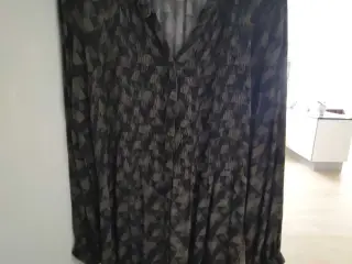 Kjole army/ sort str xl