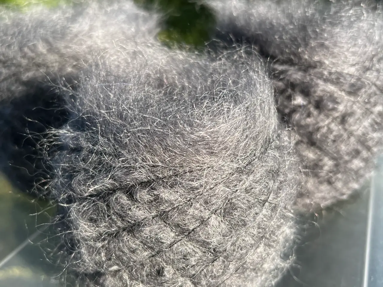 Billede 4 - Italiensk garn - Mohair / Silke - Grå - 268 gram
