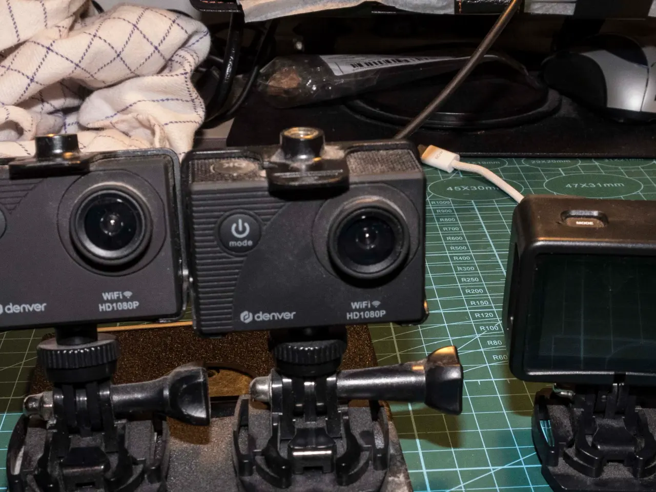 Billede 1 - Denver GO-kamera 4K Ultra HD og 2 st. Denver.