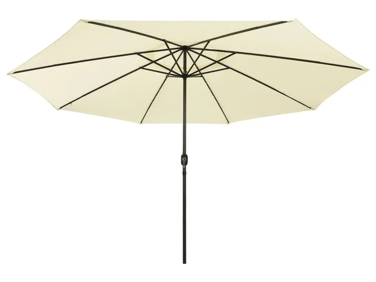 Billede 3 - Haveparasol med LED-lys 400 cm - sandfarvet