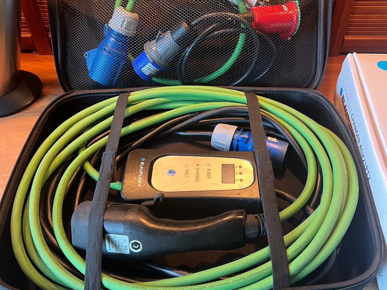 Billede 1 - Transportabel blaupunkt elbil lader