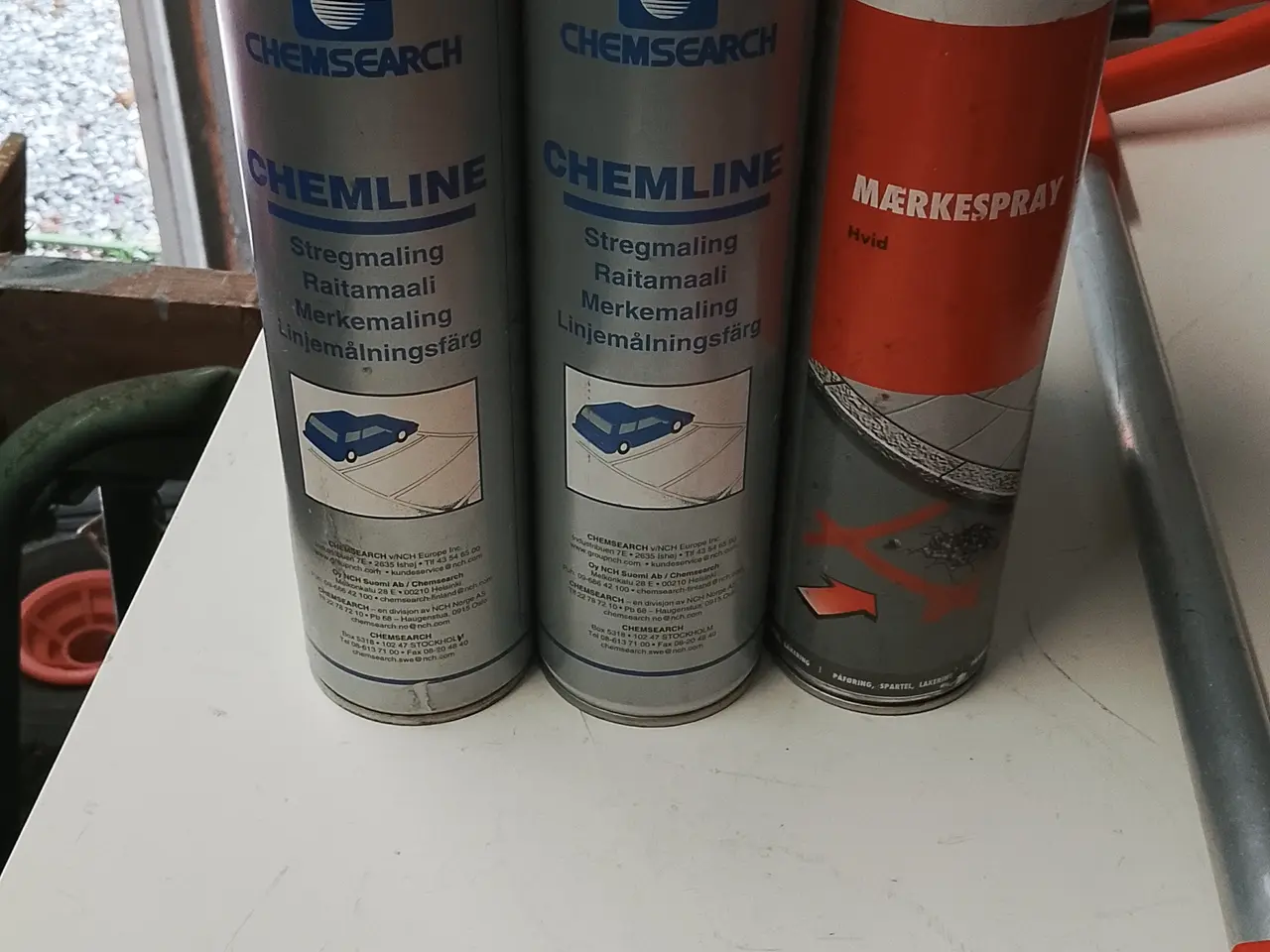 Billede 3 - Spraymarkeringsvogn med 8 stk spraydåser