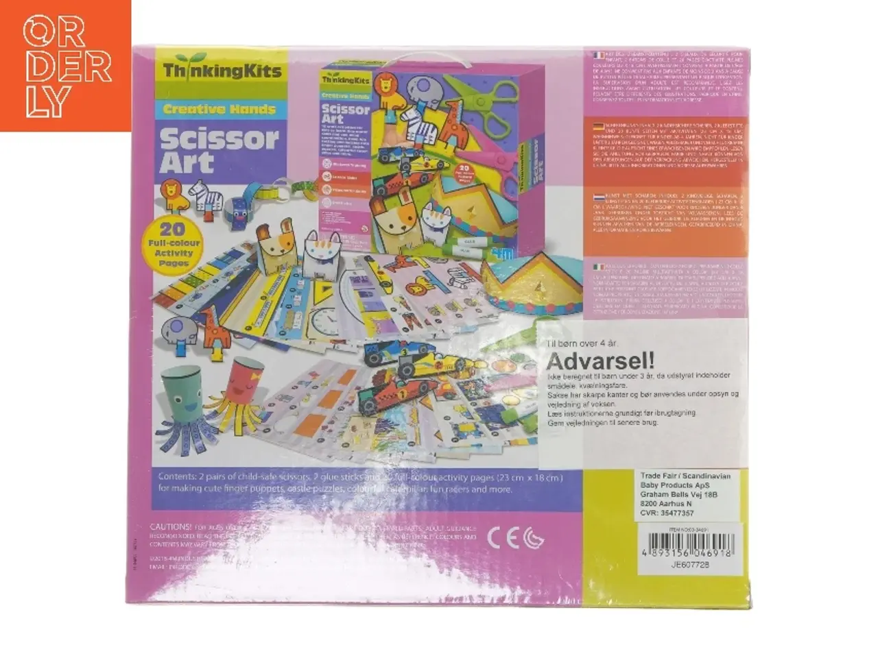 Billede 1 - Krea sæt med saks kit (str. 24x21,5 cm)