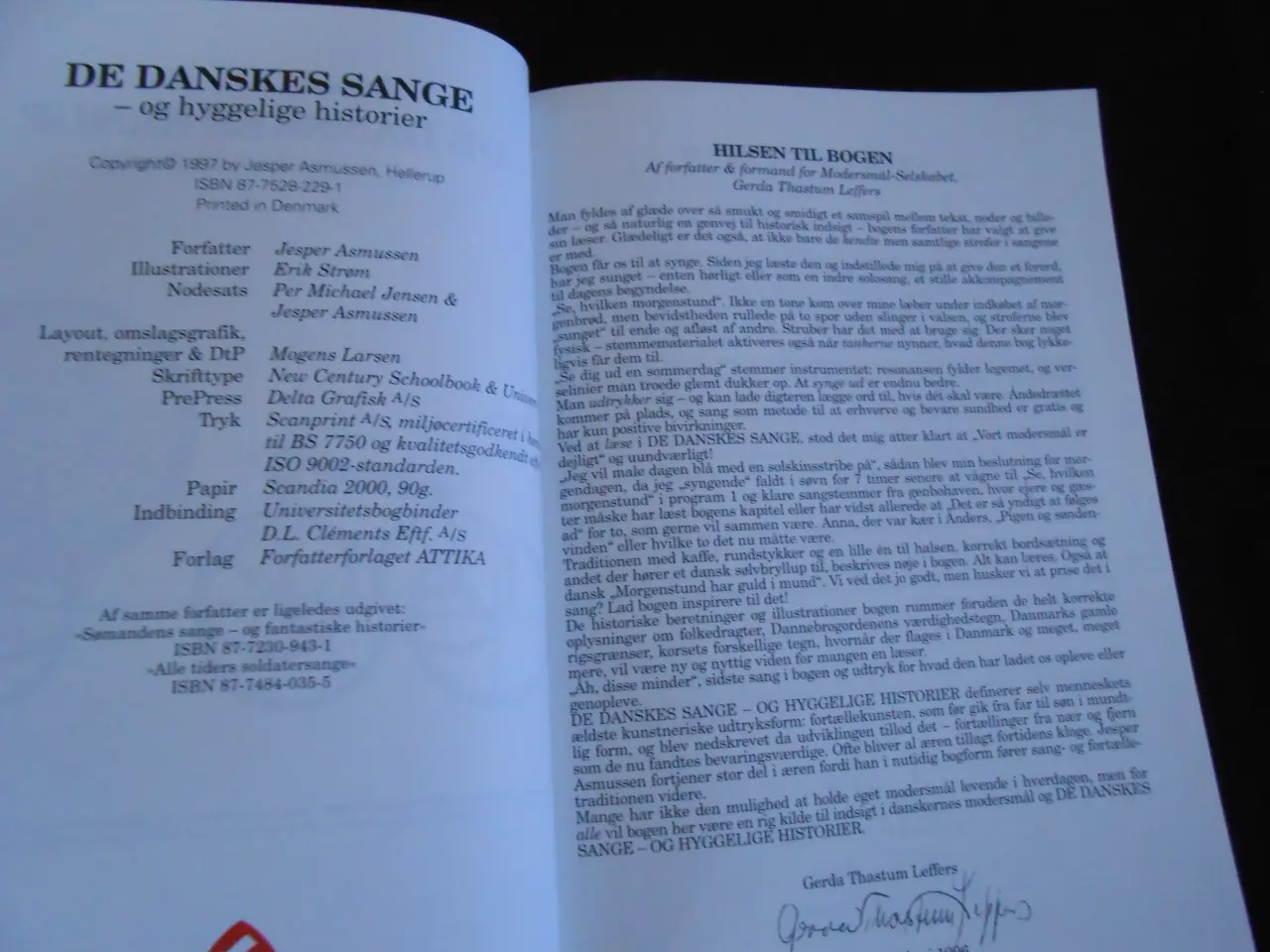 Billede 3 - De Danske Sange og Hyggelige Historier