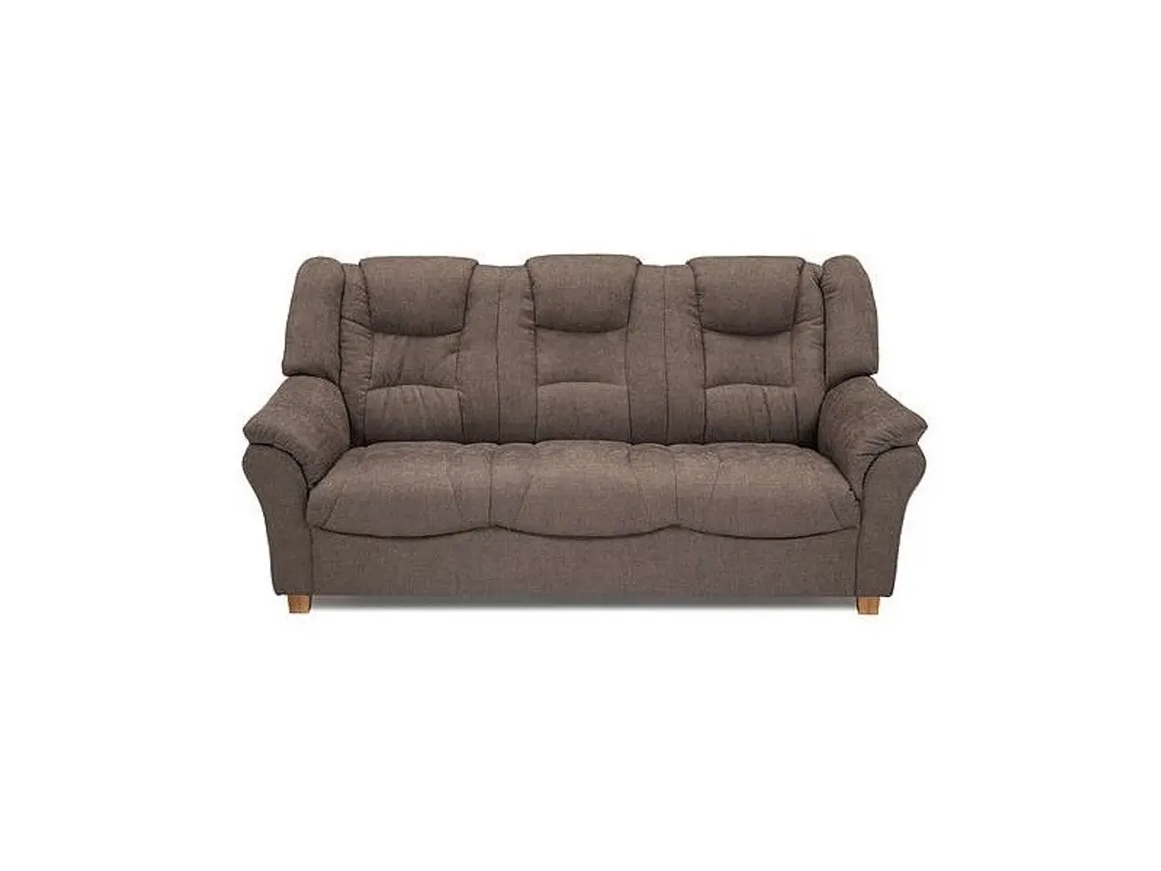 Billede 1 - Strib 3 Personers sofa Stof