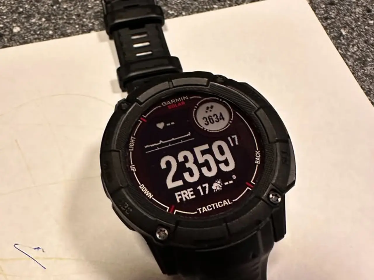 Billede 1 - 3 mdr., Garmin Instinct 2X Solar Tactical, 50 mm