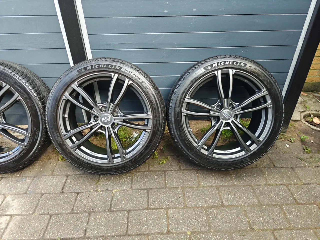 Billede 6 - 5x120 19" alufælge 235/45R19 Michelin vinterhjul