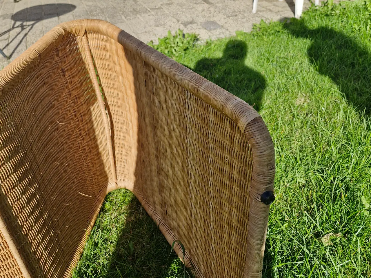 Billede 6 - Ikea model 'Hestra' rattan lounge chair, 1982