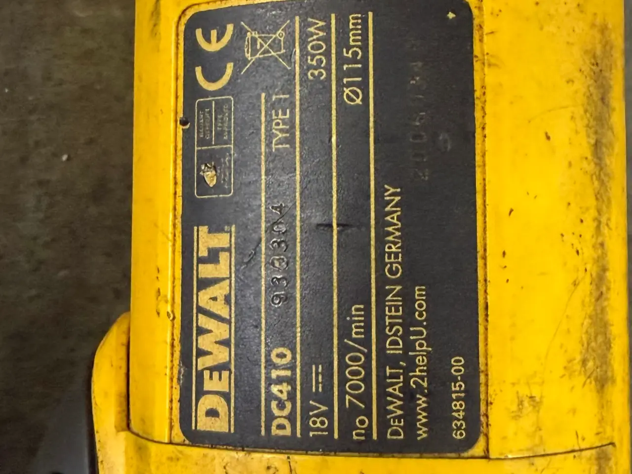 Billede 3 - DeWalt 18v bore maskine vinkel sliber
