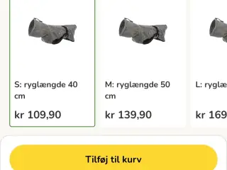 Lækker badekåbe til hund sælges.