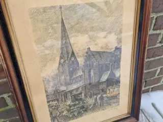 Århus Domkirke kobberstik