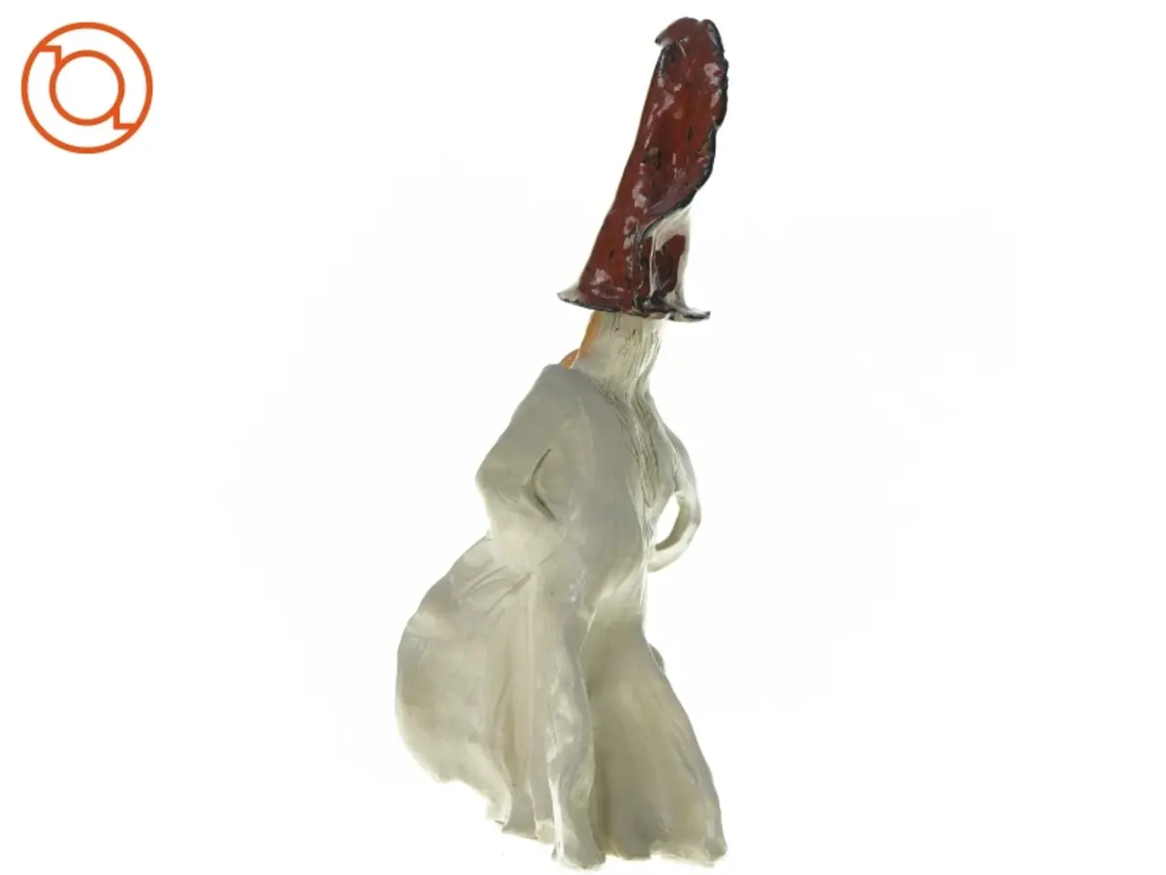 Billede 6 - Vintage gammel keramik nisse skulptur (str. 30 cm)