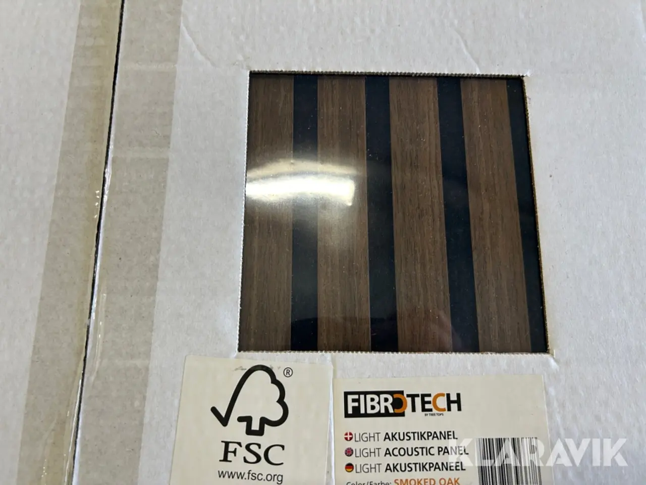 Billede 5 - Akustikpaneler Fibrotech Smoked Oak 100 styk