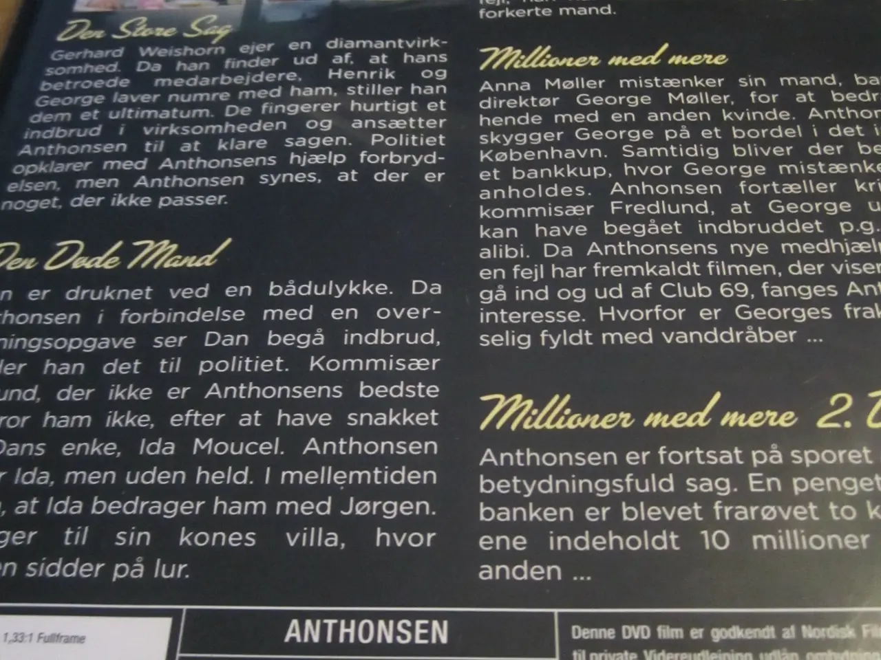 Billede 3 - Ove Sprogøe. ANTHONSEN.
