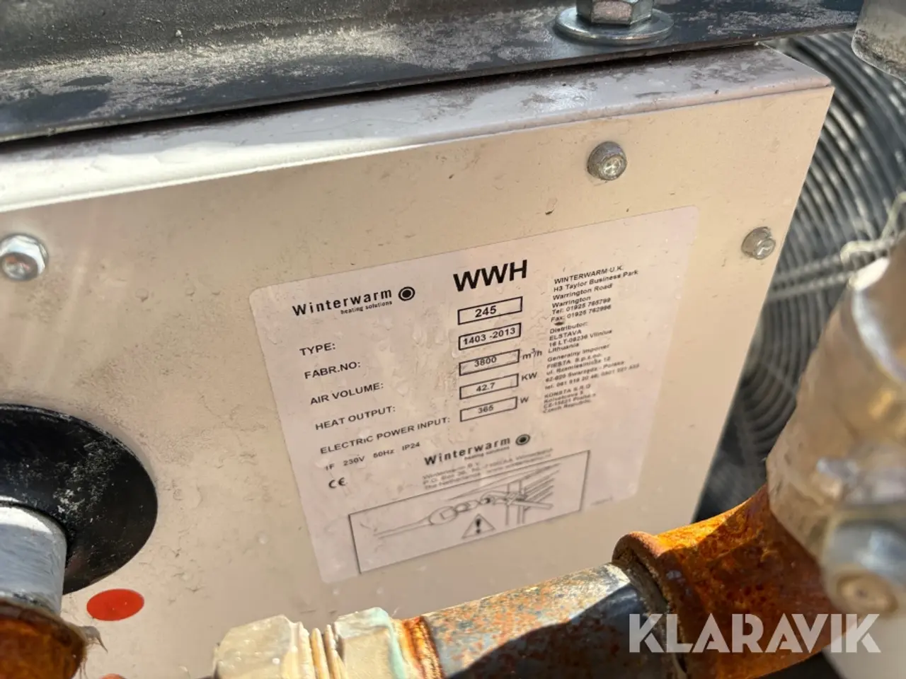 Billede 9 - Varmeblæsere Winterwarm WWH 245 - 1 styk