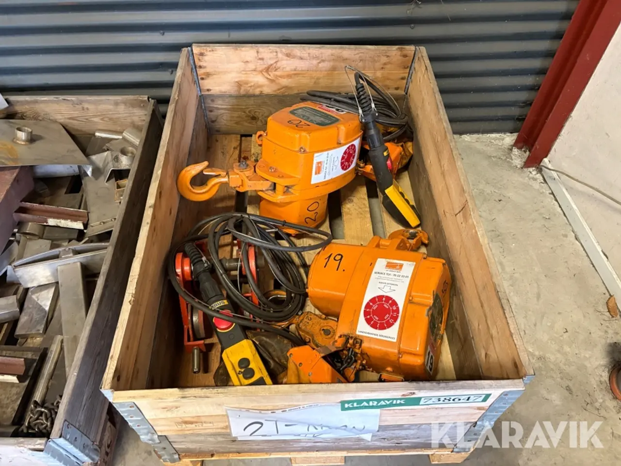Billede 5 - Krantaljer Kito K10-6,5F 2 stk, 2 tons