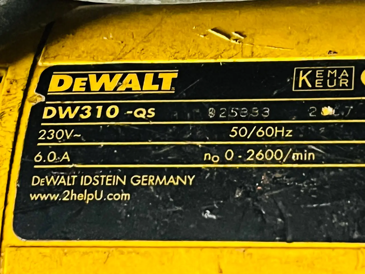 Billede 2 - Bajonetsav DEWALT DW310