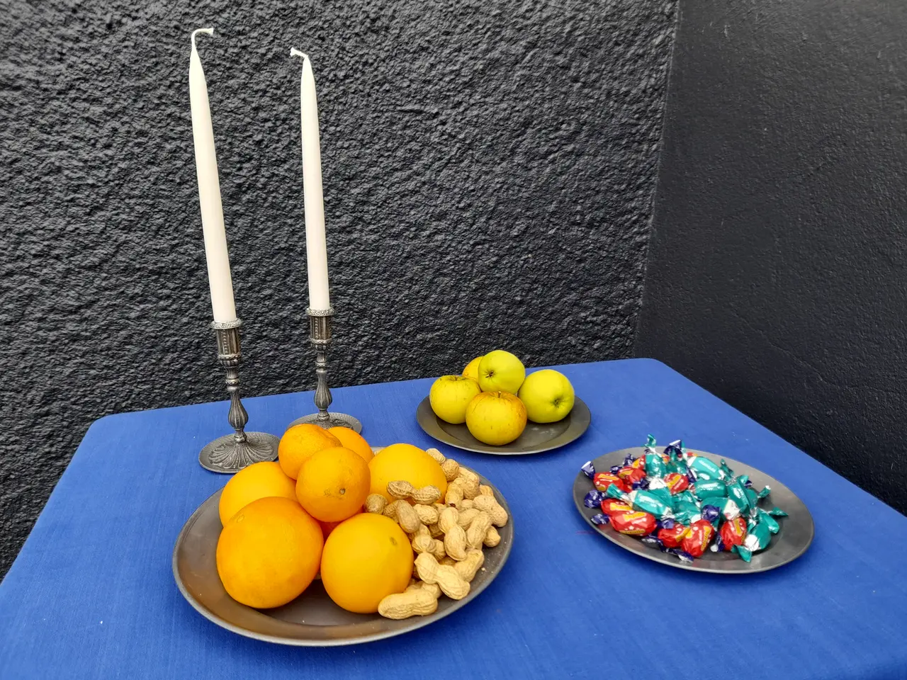 Billede 1 - Tin Stager( Pewter Norway) + tin fade svenske.