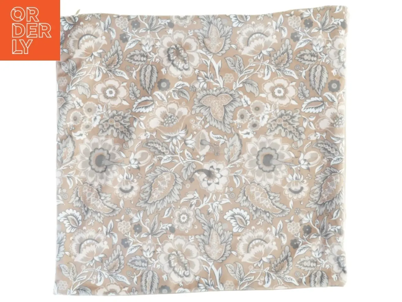 Billede 1 - Pudebetræk med blomsterprint (str. 45 x 43 cm)